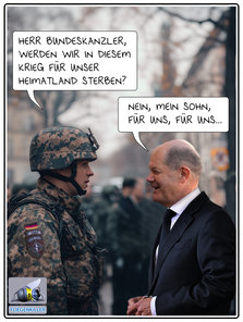 politischer Poster von Czeslaw Gorski - an die ostfront